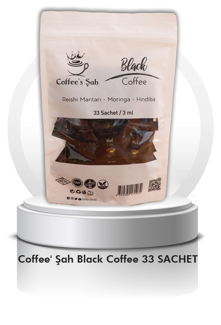 Coffee' Şah Black Coffee 33 SACHET